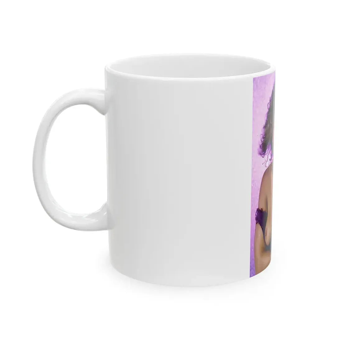 Linda Blair #62 - Topless (Vintage Female Icon) White Coffee Mug - Go Mug Yourself