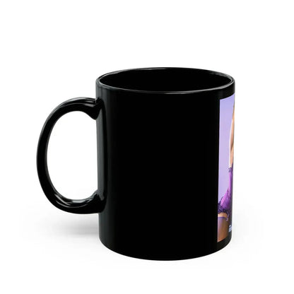 Linda Blair #67 1 (Vintage Female Icon) Black Coffee Mug - Go Mug Yourself