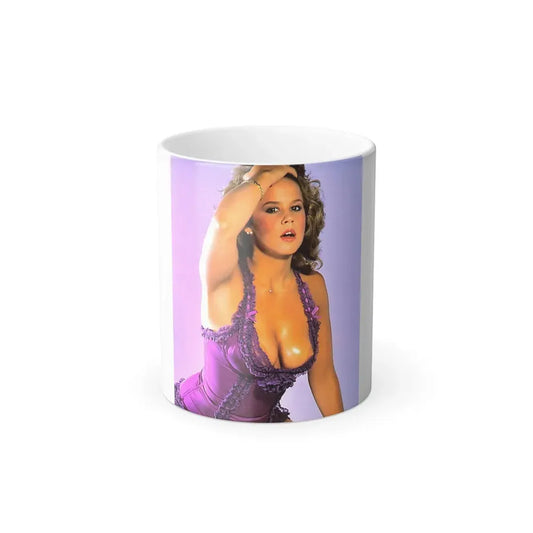 Linda Blair #67 (Vintage Female Icon) Color Changing Coffee Mug 11oz - Go Mug Yourself