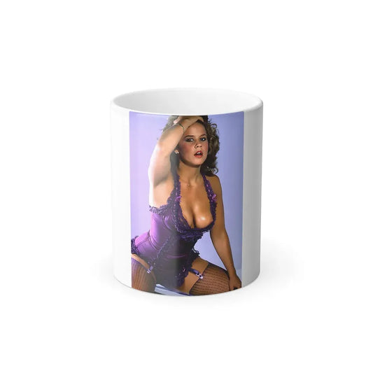 Linda Blair #67_1 (Vintage Female Icon) Color Changing Coffee Mug 11oz - Go Mug Yourself