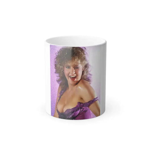 Linda Blair #74 (Vintage Female Icon) Color Changing Coffee Mug 11oz - Go Mug Yourself
