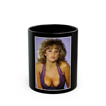 Linda Blair #75 (Vintage Female Icon) Black Coffee Mug 11oz - Go Mug Yourself