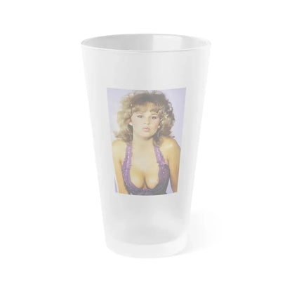Linda Blair #75 (Vintage Female Icon) Frosted Pint Glass 16oz 16oz Frosted - Go Mug Yourself