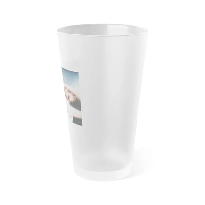 Linda Blair #86 - Topless (Vintage Female Icon) Frosted Pint Glass 16oz - Go Mug Yourself