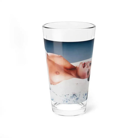 Linda Blair #86 - Topless (Vintage Female Icon) Pint Glass 16oz 16oz - Go Mug Yourself