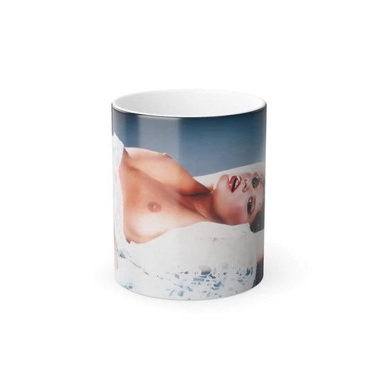 Linda Blair #86 - Topless (Vintage Female Icons) Color Changing Mug 11oz-11oz-Go Mug Yourself