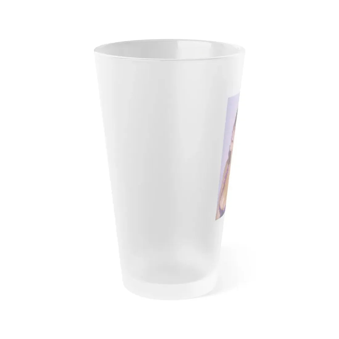 Linda Blair #90 - Partially Topless (Vintage Female Icon) Frosted Pint Glass 16oz - Go Mug Yourself