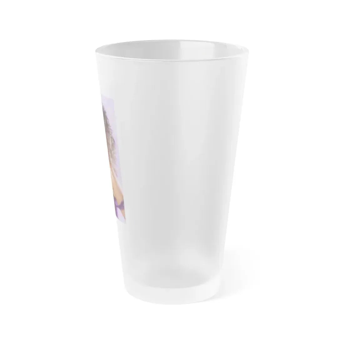 Linda Blair #90 - Partially Topless (Vintage Female Icon) Frosted Pint Glass 16oz - Go Mug Yourself