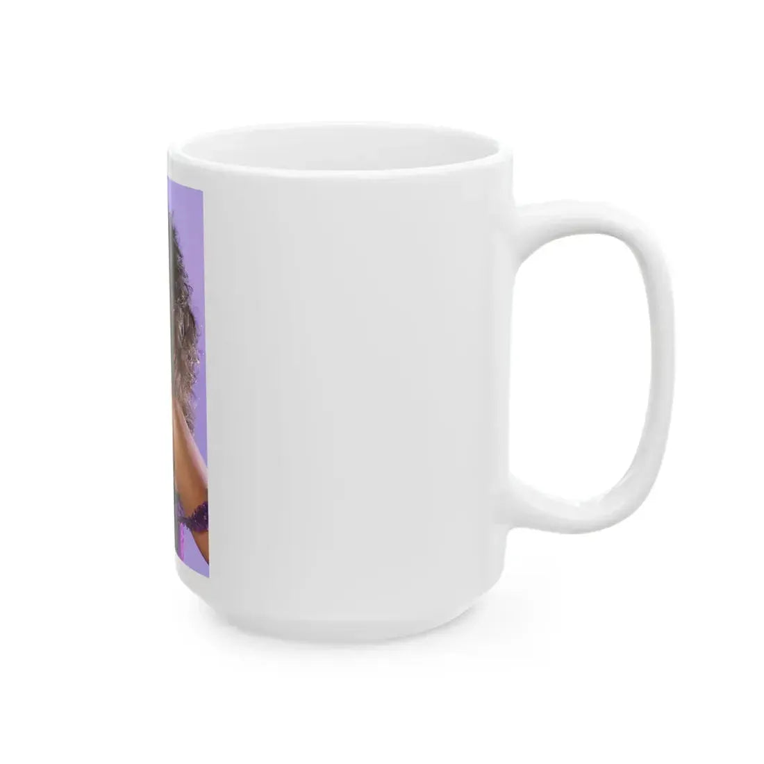 Linda Blair #90 - Partially Topless (Vintage Female Icon) White Coffee Mug - Go Mug Yourself