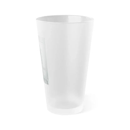 Linda Gaye Scott #01 (Vintage Female Icon) Frosted Pint Glass 16oz - Go Mug Yourself