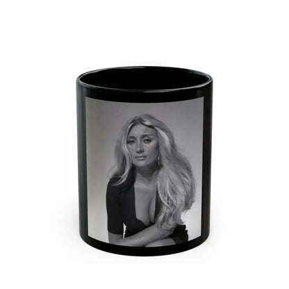 Linda Gaye Scott #02 (Vintage Female Icon) Black Coffee Mug 11oz - Go Mug Yourself