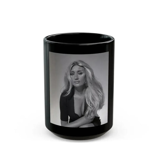 Linda Gaye Scott #02 (Vintage Female Icon) Black Coffee Mug 15oz - Go Mug Yourself