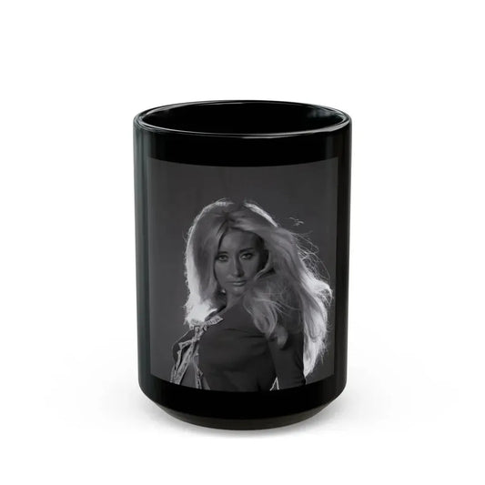 Linda Gaye Scott #03 (Vintage Female Icon) Black Coffee Mug 15oz - Go Mug Yourself