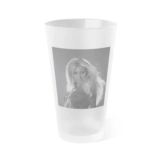 Linda Gaye Scott #03 (Vintage Female Icon) Frosted Pint Glass 16oz 16oz Frosted - Go Mug Yourself