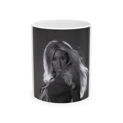 Linda Gaye Scott #03 (Vintage Female Icon) White Coffee Mug 11oz - Go Mug Yourself