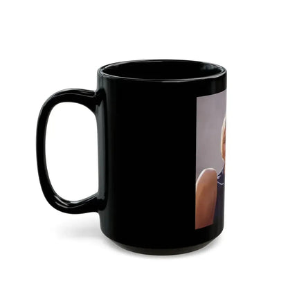 Linda Gaye Scott #09 (Vintage Female Icon) Black Coffee Mug - Go Mug Yourself