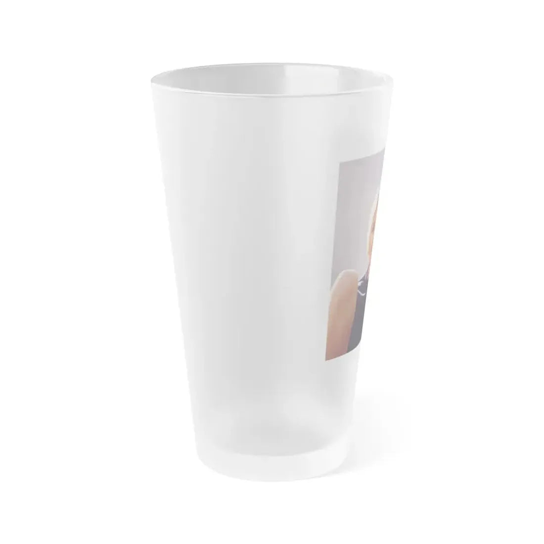 Linda Gaye Scott #09 (Vintage Female Icon) Frosted Pint Glass 16oz - Go Mug Yourself