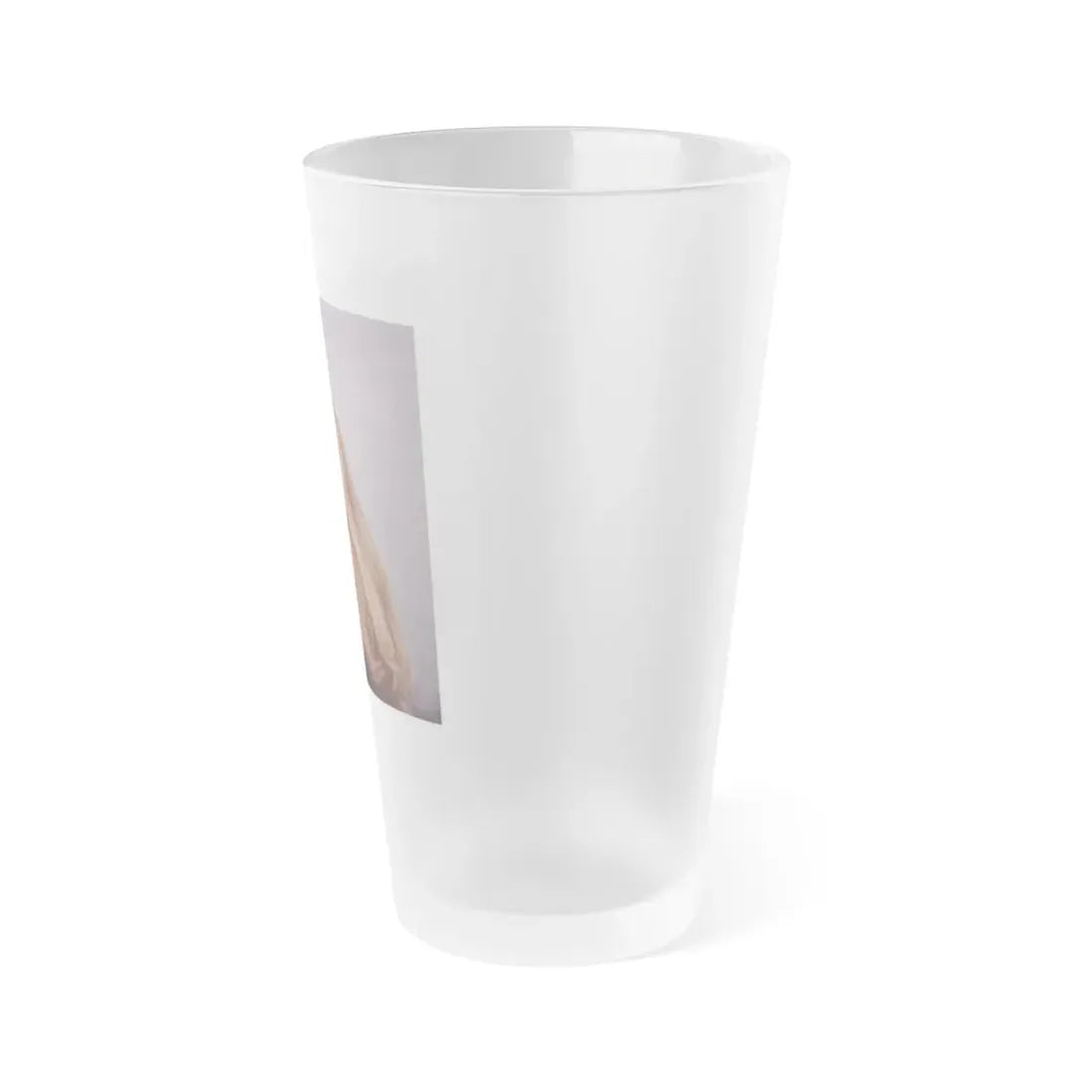 Linda Gaye Scott #09 (Vintage Female Icon) Frosted Pint Glass 16oz - Go Mug Yourself