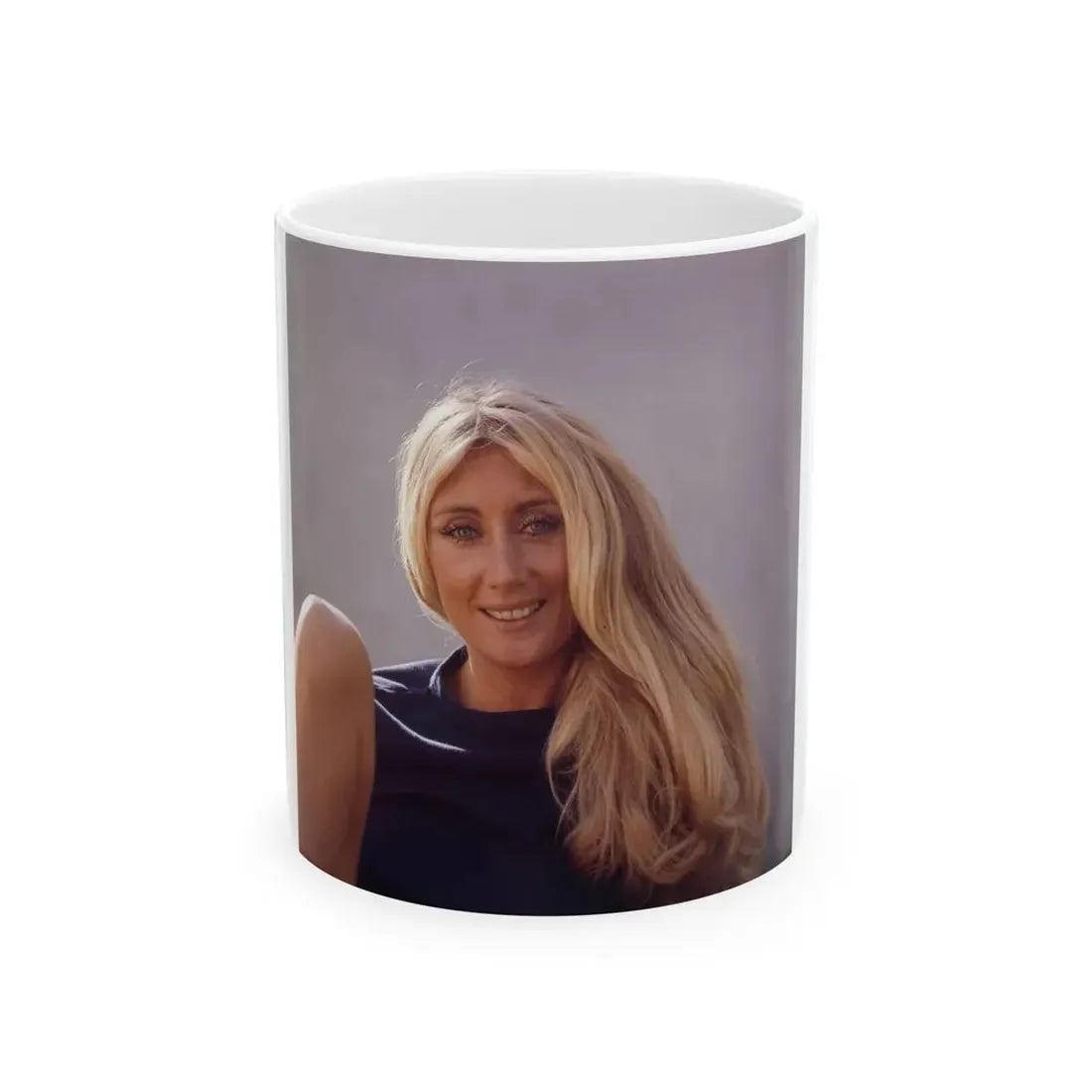 Linda Gaye Scott #09 (Vintage Female Icon) White Coffee Mug 11oz - Go Mug Yourself