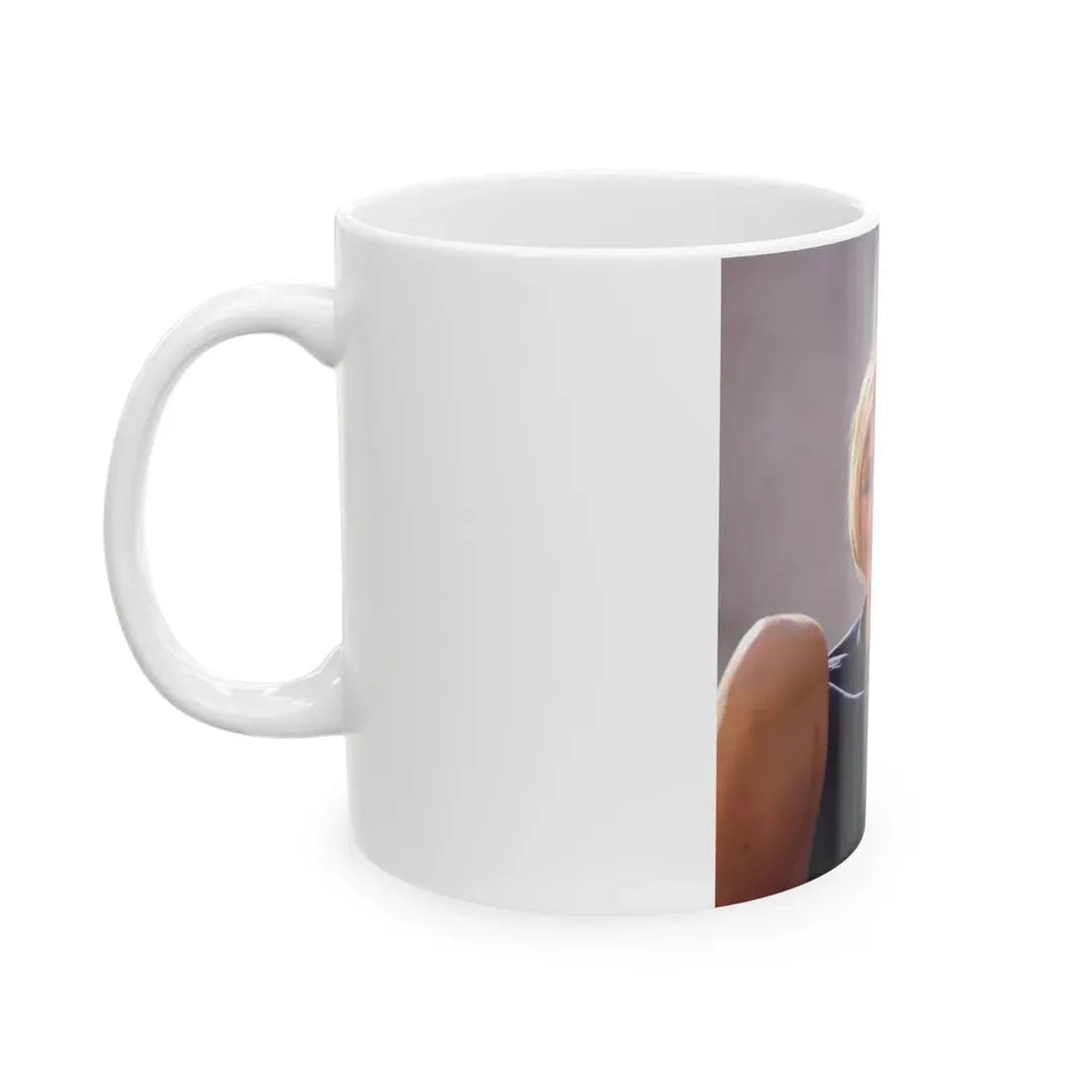 Linda Gaye Scott #09 (Vintage Female Icon) White Coffee Mug - Go Mug Yourself