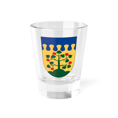 Lindbergs församling vapen (Sweden) (Coat of Arms) Shot Glass 1.5oz 1.5oz - Go Mug Yourself