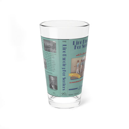 LINE DANCING FOR SENIORS (VHS COVER) Pint Glass 16oz-16oz-Go Mug Yourself