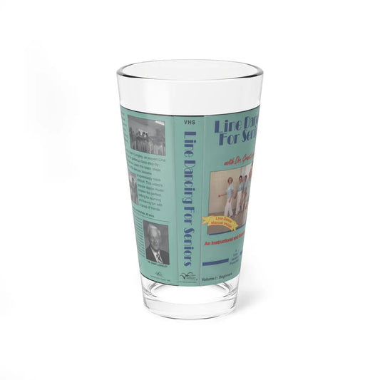 LINE DANCING FOR SENIORS (VHS COVER) Pint Glass 16oz 16oz - Go Mug Yourself
