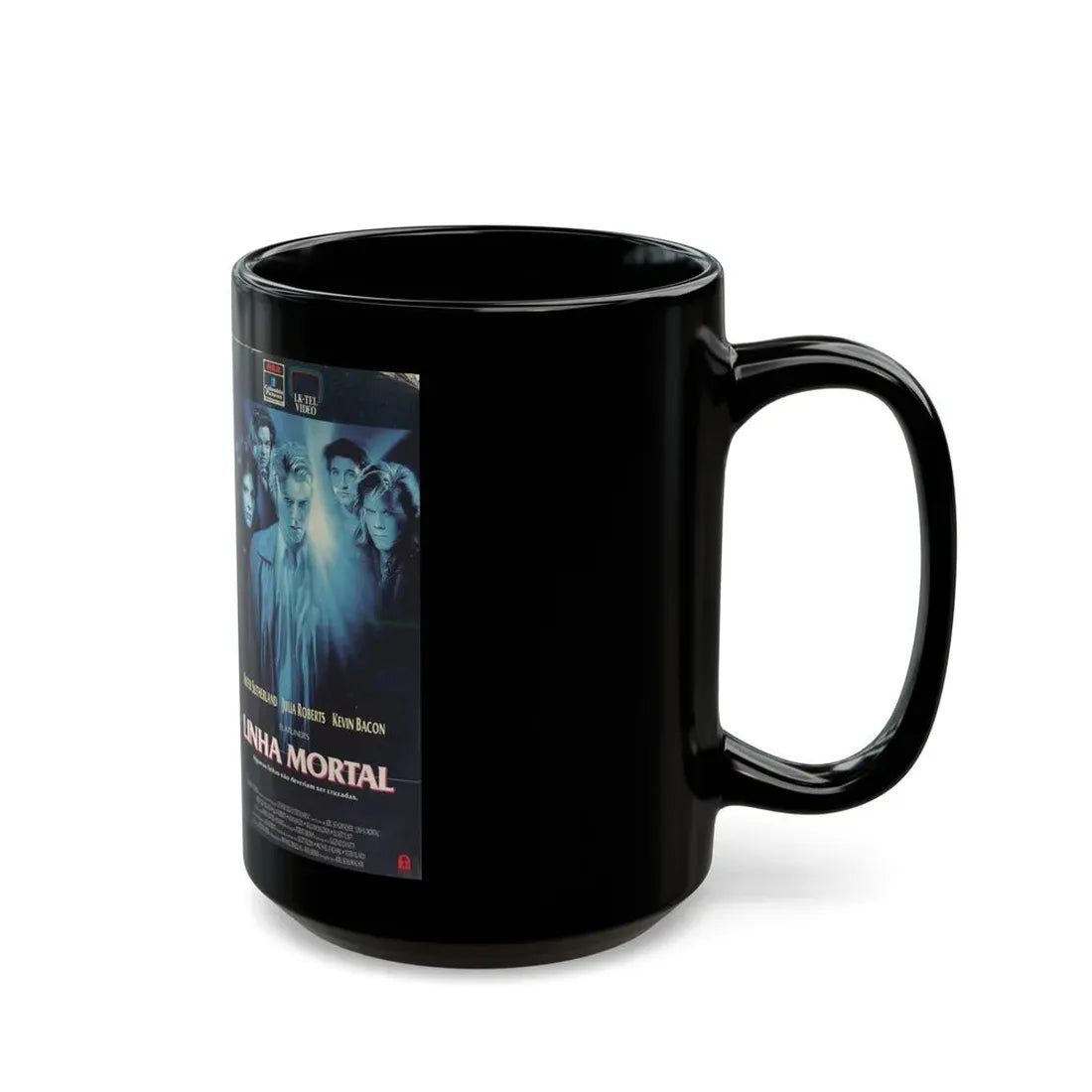 LINHA MORTAL FLATLINERS (VHS COVER) - Black Coffee Mug - Go Mug Yourself