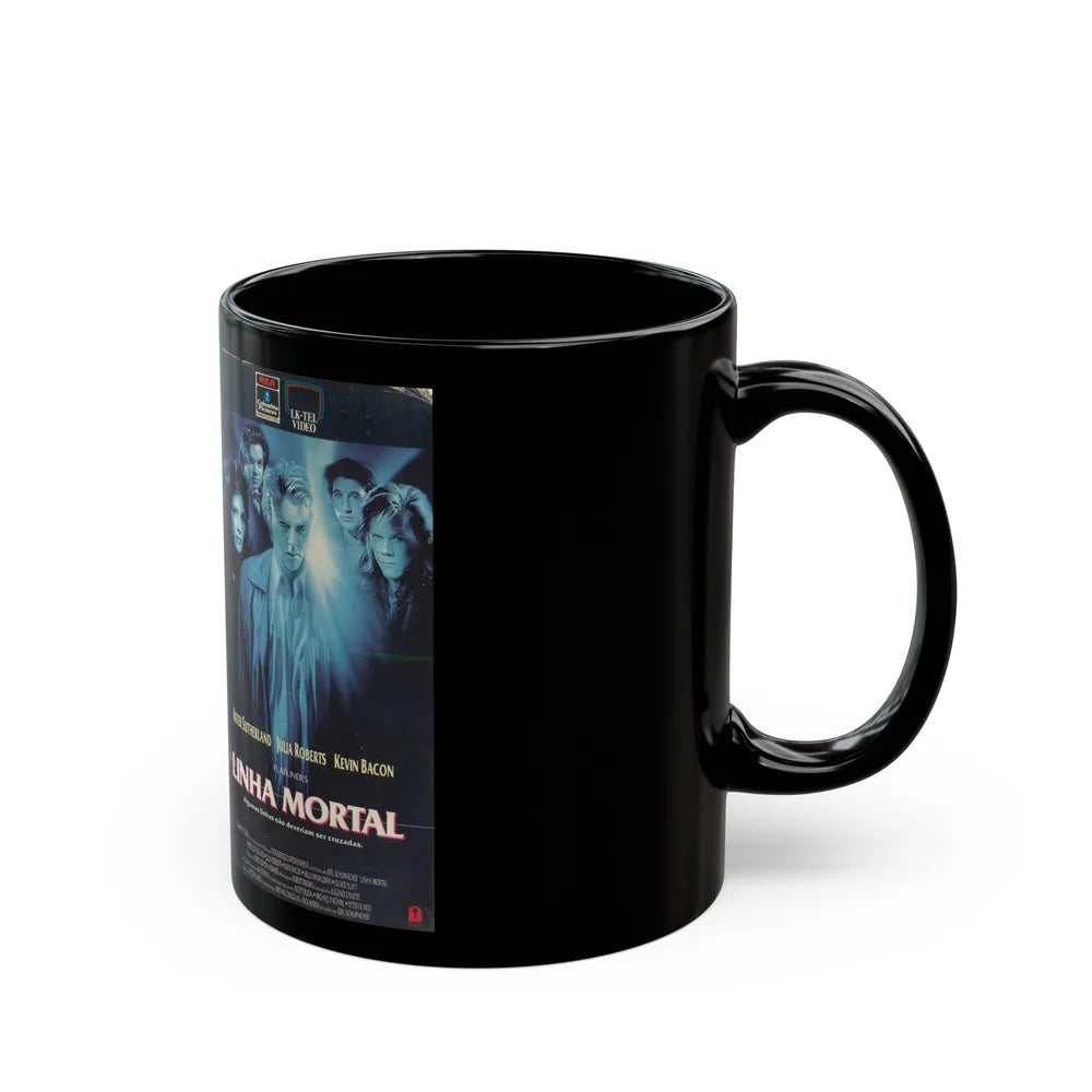 LINHA MORTAL FLATLINERS (VHS COVER) - Black Coffee Mug-Go Mug Yourself