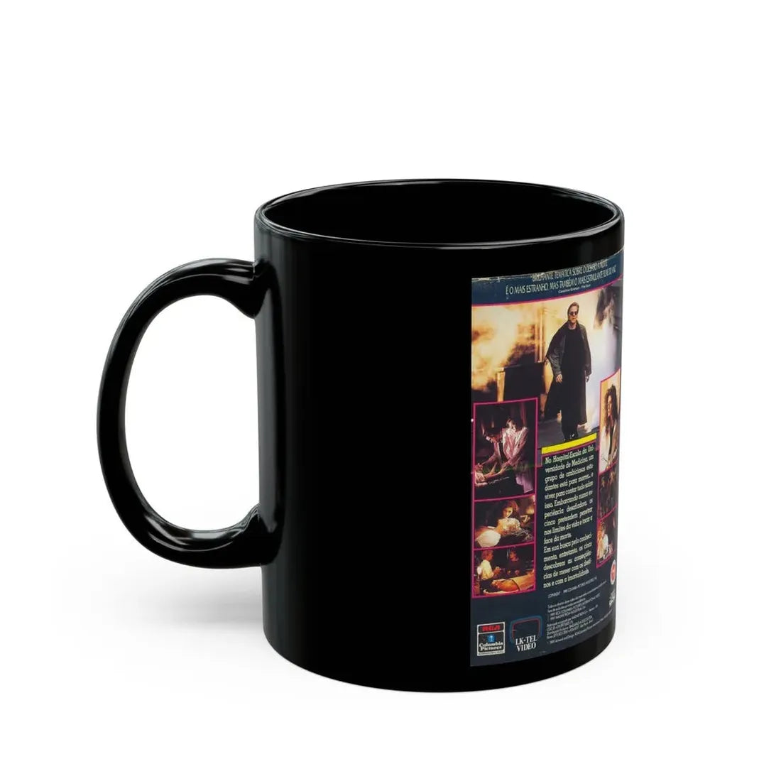 LINHA MORTAL FLATLINERS (VHS COVER) - Black Coffee Mug - Go Mug Yourself