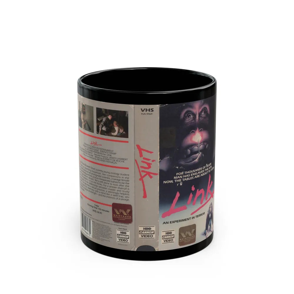 LINK (VHS COVER) - Black Coffee Mug-11oz-Go Mug Yourself