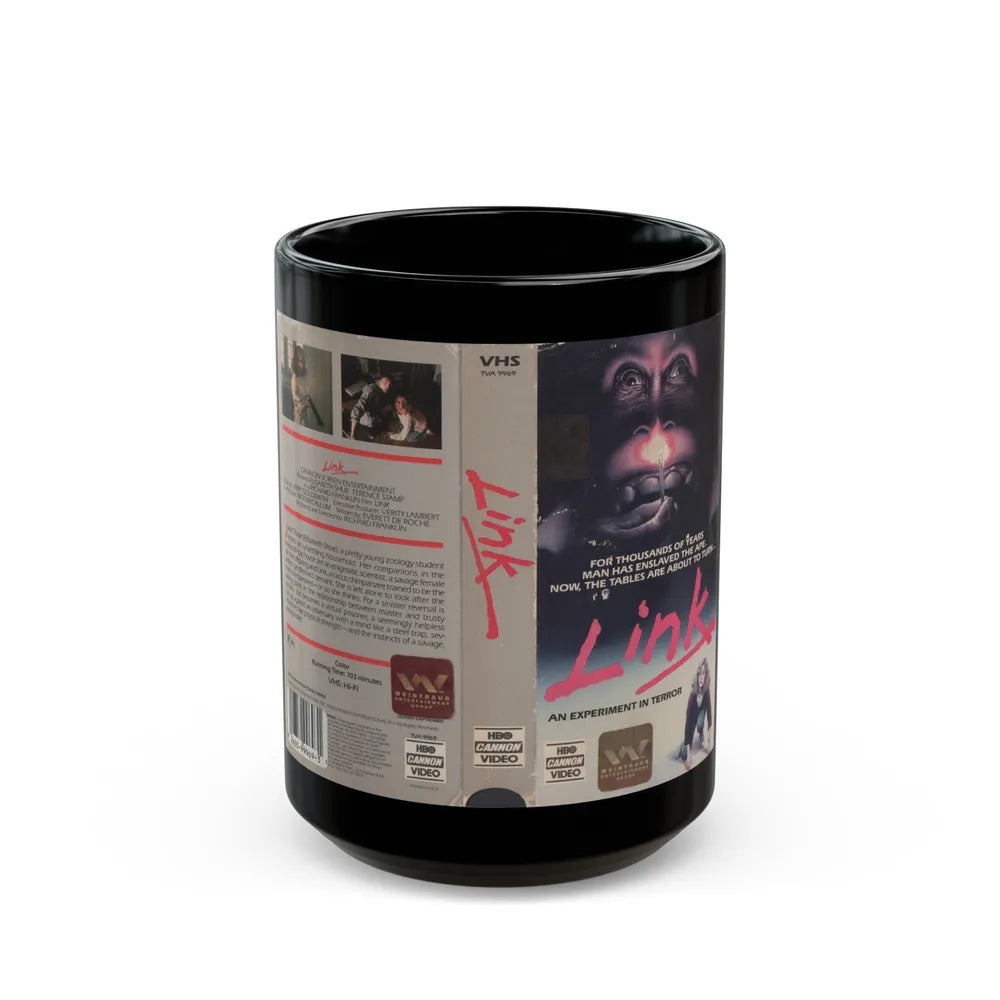 LINK (VHS COVER) - Black Coffee Mug-15oz-Go Mug Yourself