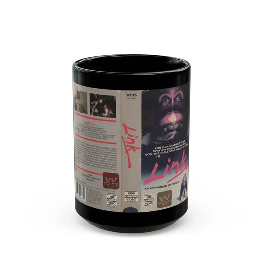 LINK (VHS COVER) - Black Coffee Mug 15oz - Go Mug Yourself