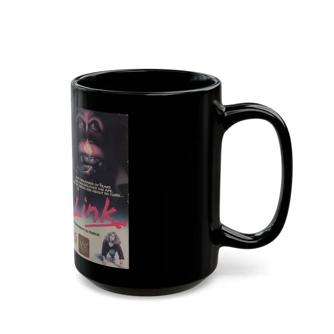 LINK (VHS COVER) - Black Coffee Mug - Go Mug Yourself