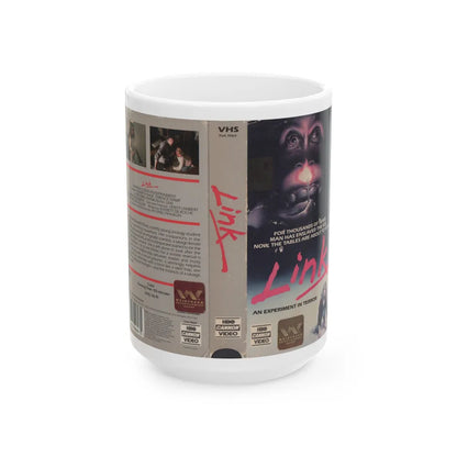 LINK (VHS COVER) - White Coffee Mug-15oz-Go Mug Yourself