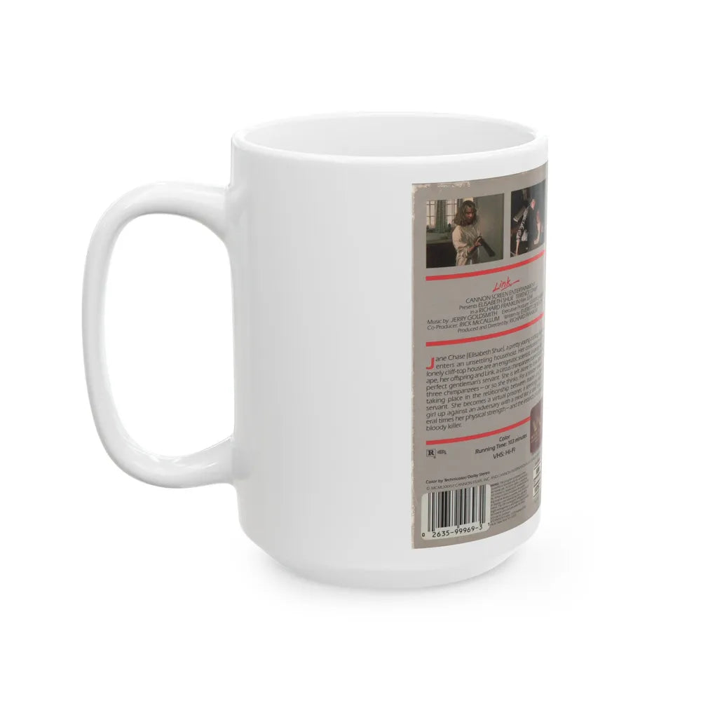 LINK (VHS COVER) - White Coffee Mug-Go Mug Yourself