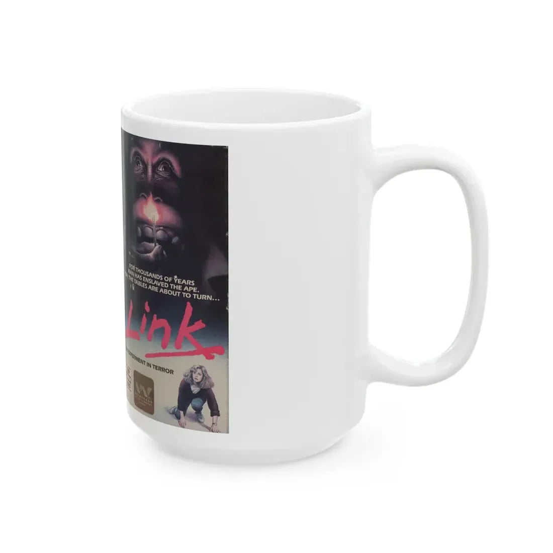 LINK (VHS COVER) - White Coffee Mug - Go Mug Yourself