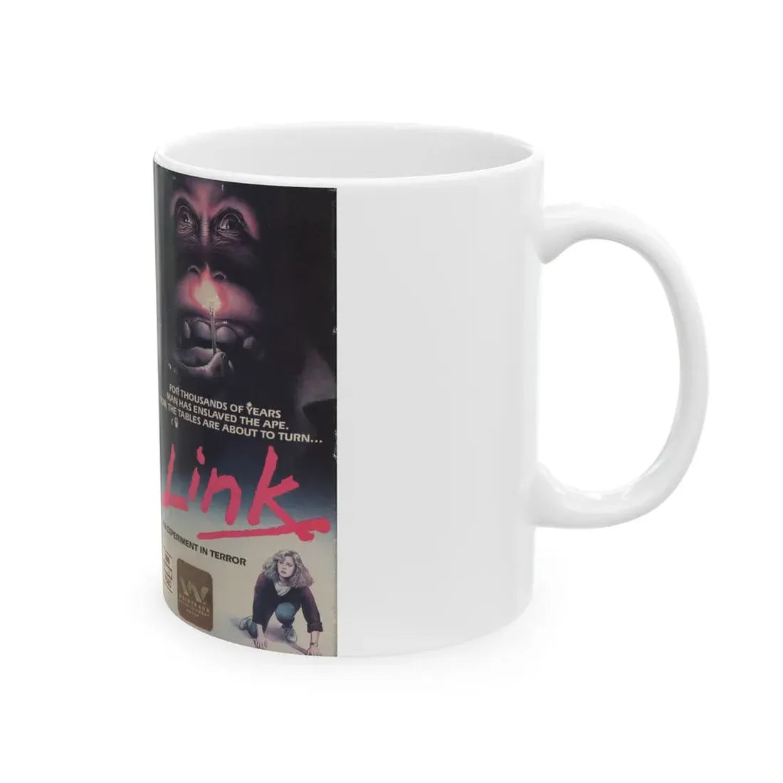 LINK (VHS COVER) - White Coffee Mug - Go Mug Yourself