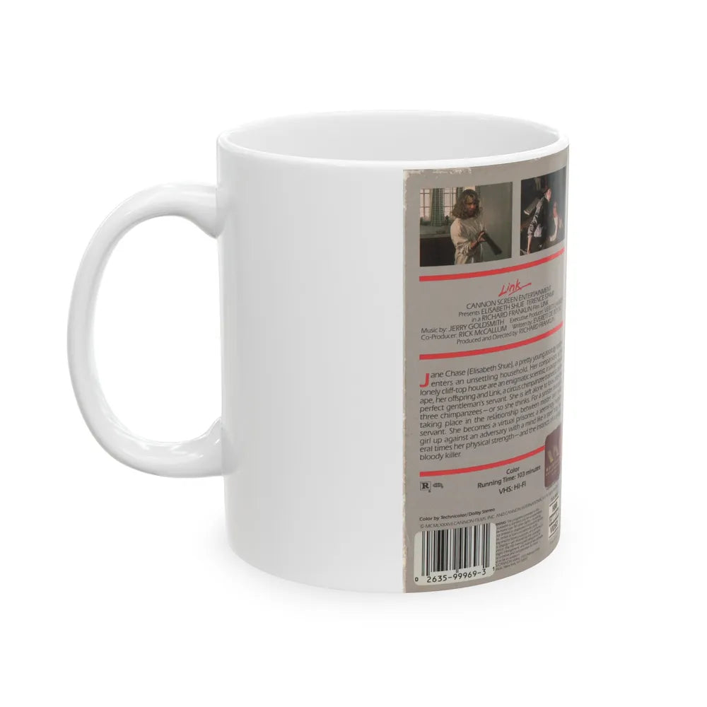 LINK (VHS COVER) - White Coffee Mug-Go Mug Yourself