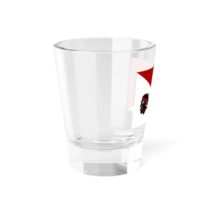 Linkebeek vlag (Belgium) Shot Glass 1.5oz - Go Mug Yourself