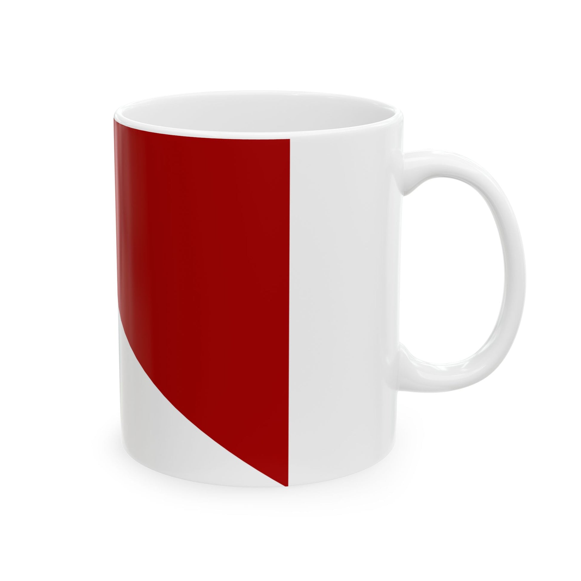 Linkebeek vlag (Belgium) White Coffee Mug-Go Mug Yourself