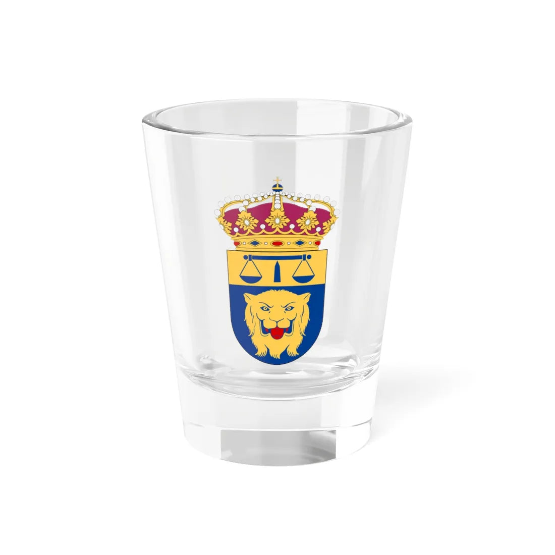 Linköpings tingsrätt vapen (Sweden) (Coat of Arms) Shot Glass 1.5oz 1.5oz - Go Mug Yourself
