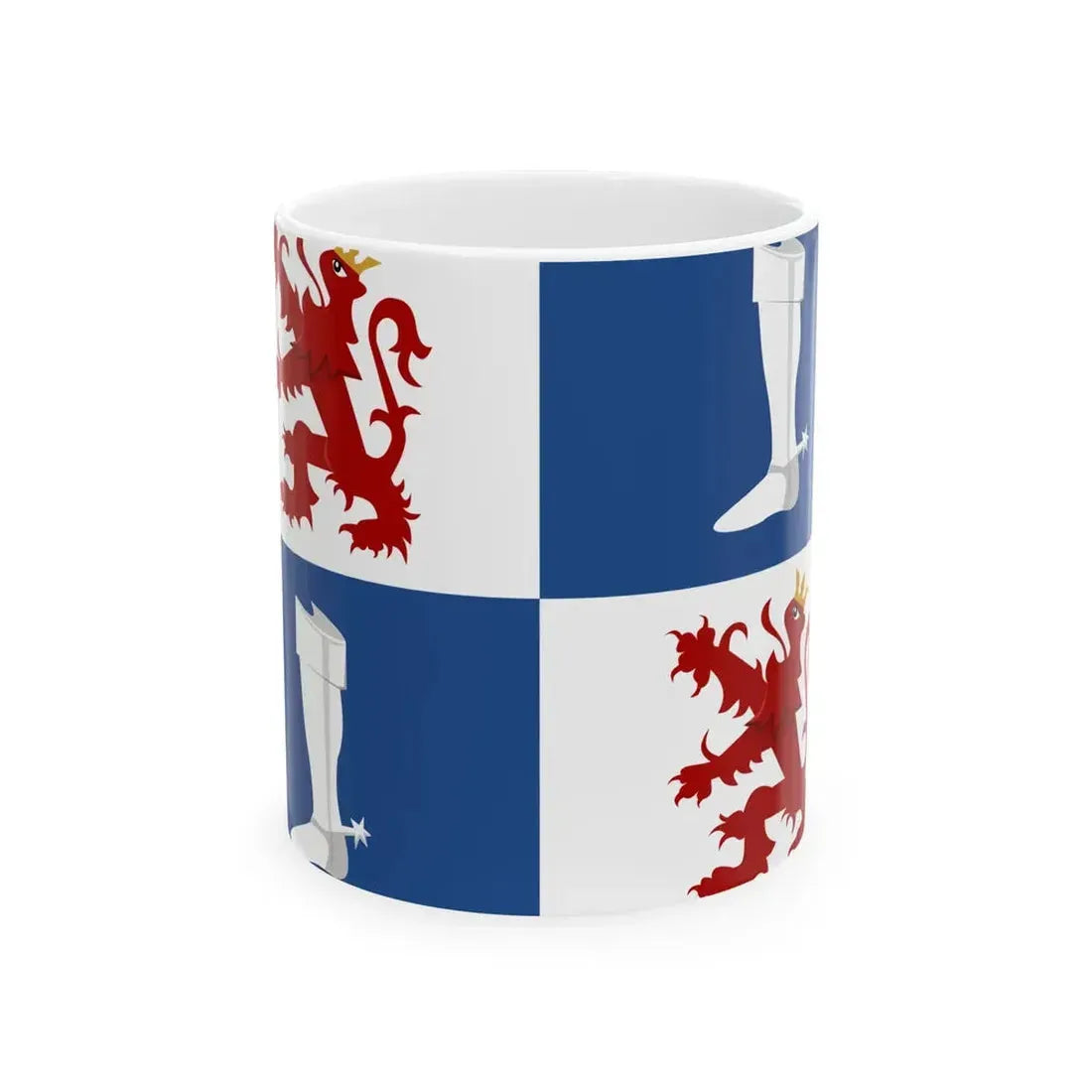 Linter vlag (Belgium) White Coffee Mug 11oz - Go Mug Yourself