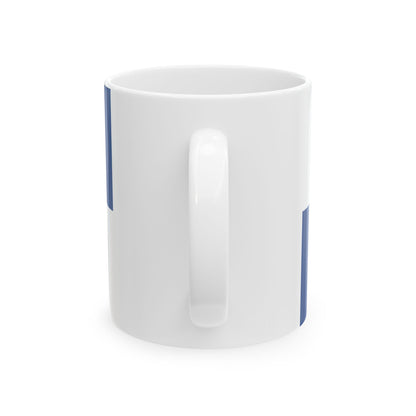 Linter vlag (Belgium) White Coffee Mug-Go Mug Yourself