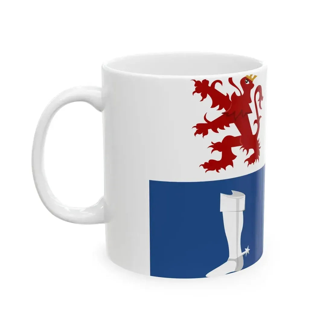 Linter vlag (Belgium) White Coffee Mug - Go Mug Yourself