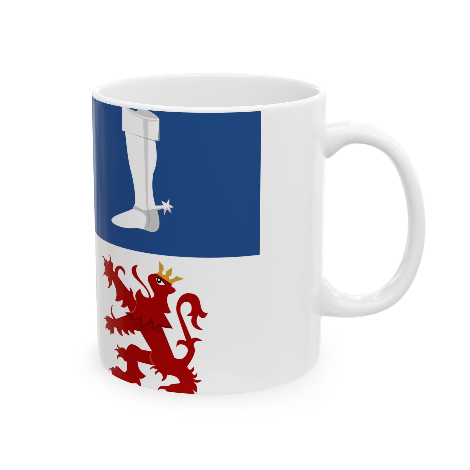 Linter vlag (Belgium) White Coffee Mug-Go Mug Yourself
