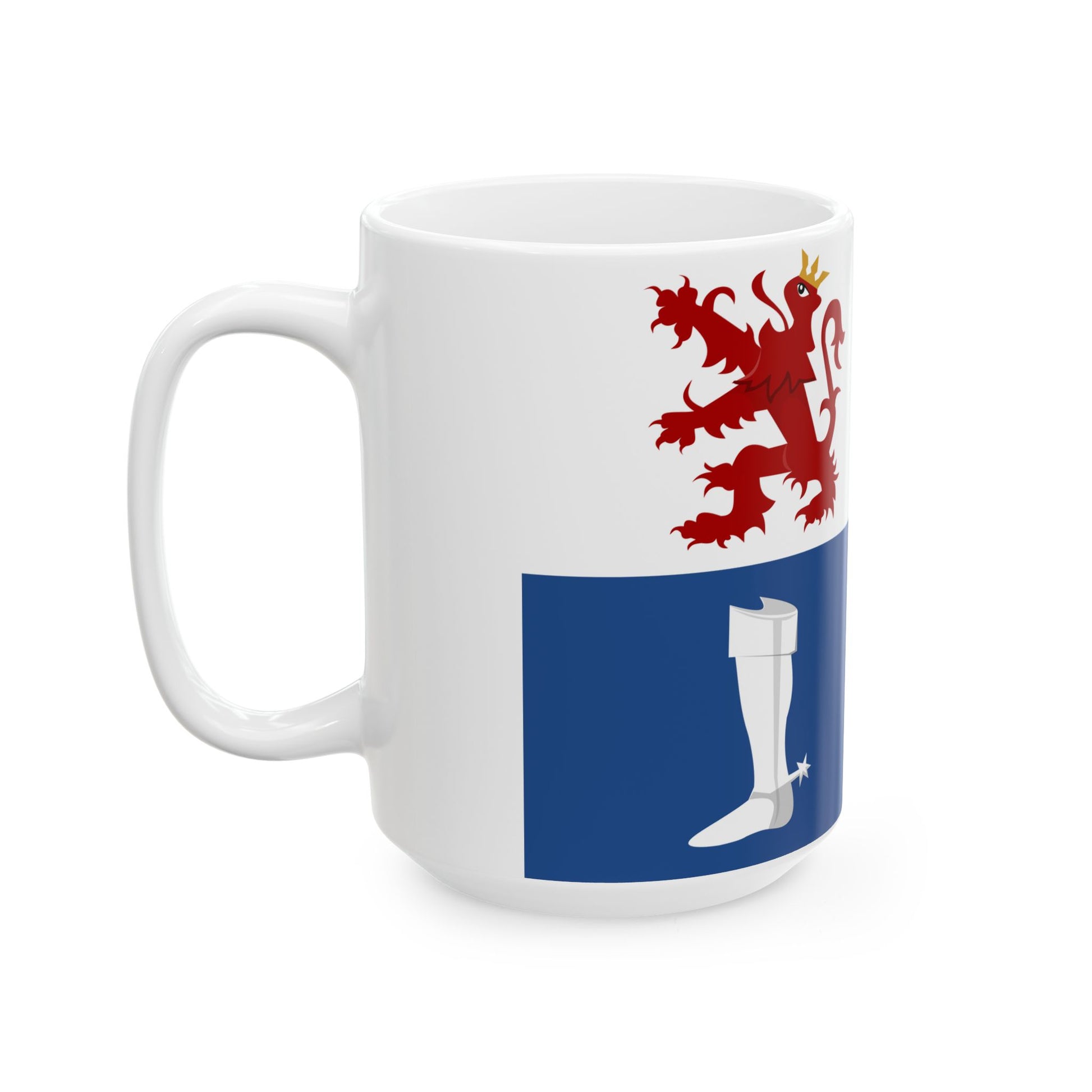 Linter vlag (Belgium) White Coffee Mug-Go Mug Yourself