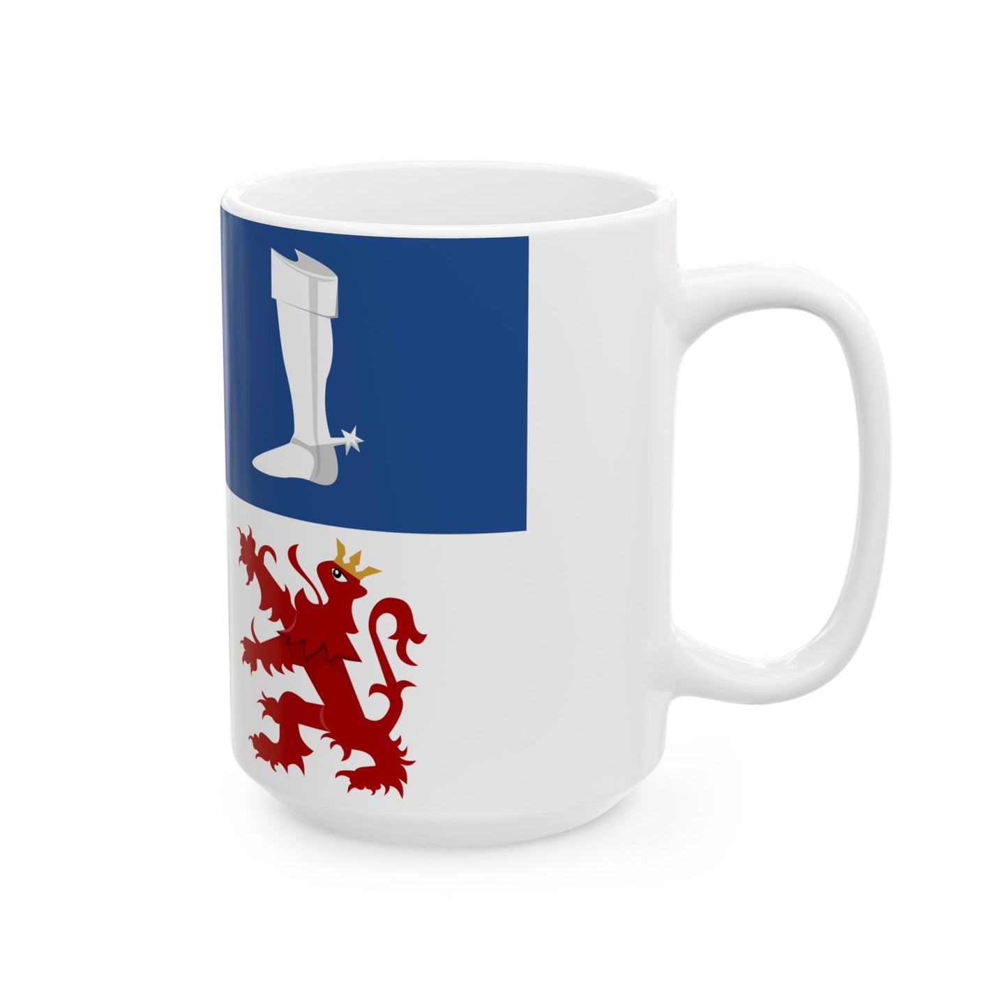 Linter vlag (Belgium) White Coffee Mug-Go Mug Yourself