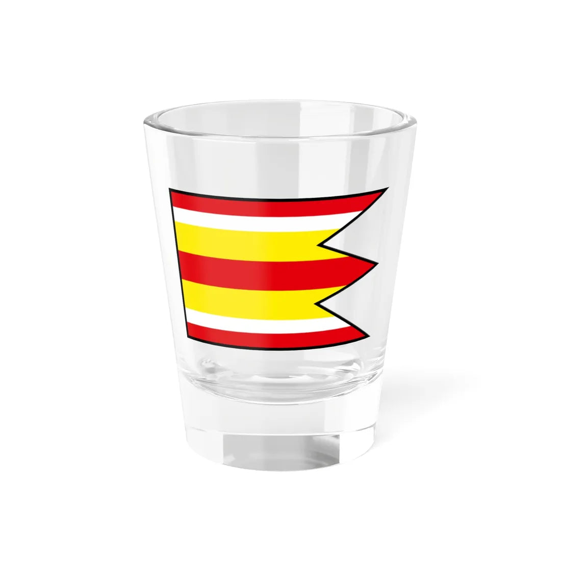 Lipova Nove Zamky Flag (Slovakia) Shot Glass 1.5oz 1.5oz - Go Mug Yourself
