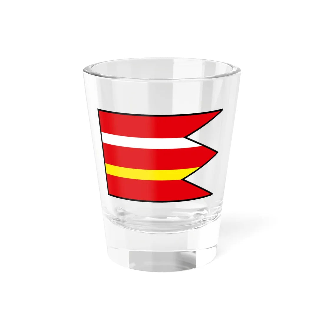 Lipovnik Topolcany Flag (Slovakia) Shot Glass 1.5oz 1.5oz - Go Mug Yourself